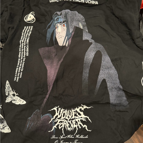 Darc Sport x Itachi Uchiha Side by Side Tee Medium - Picture 1 of 3